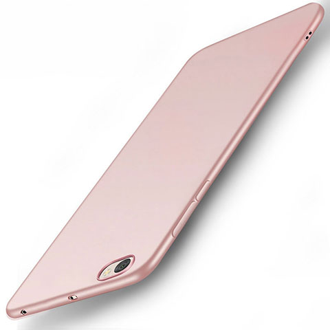Carcasa Dura Plastico Rigida Mate para Xiaomi Redmi Note 5A Standard Edition Oro Rosa