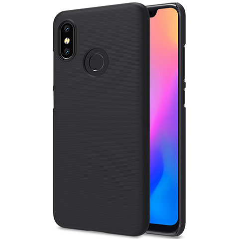 Carcasa Dura Plastico Rigida Perforada para Xiaomi Mi 8 Negro