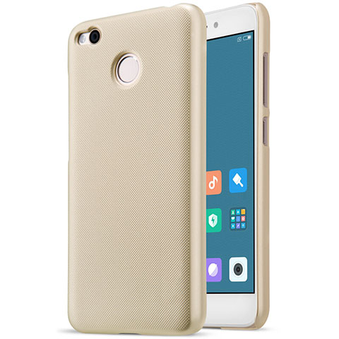 Carcasa Dura Plastico Rigida Perforada para Xiaomi Redmi 4X Oro