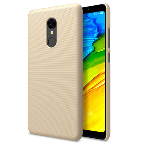 Carcasa Dura Plastico Rigida Perforada para Xiaomi Redmi 5 Oro