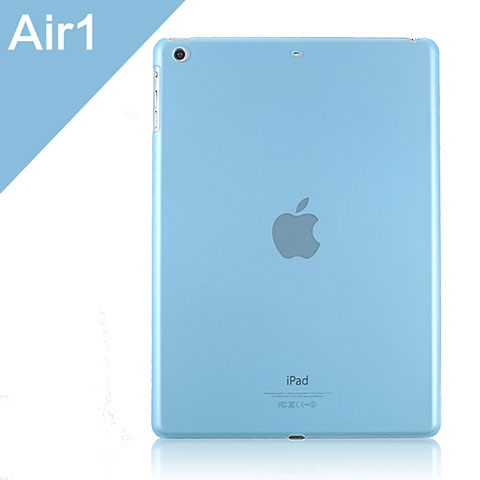 Carcasa Dura Ultrafina Transparente Mate para Apple iPad Air Azul Cielo