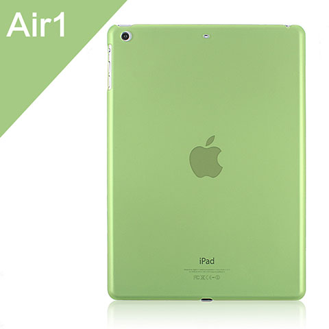 Carcasa Dura Ultrafina Transparente Mate para Apple iPad Air Verde