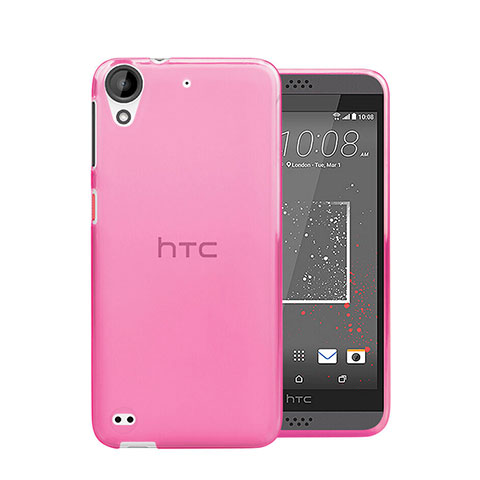 Carcasa Gel Ultrafina Transparente para HTC Desire 630 Rosa