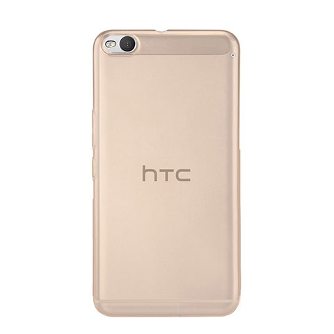 Carcasa Gel Ultrafina Transparente para HTC One X9 Oro