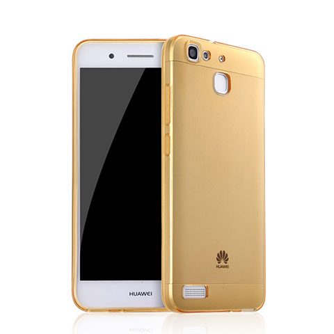 Carcasa Gel Ultrafina Transparente para Huawei G8 Mini Oro