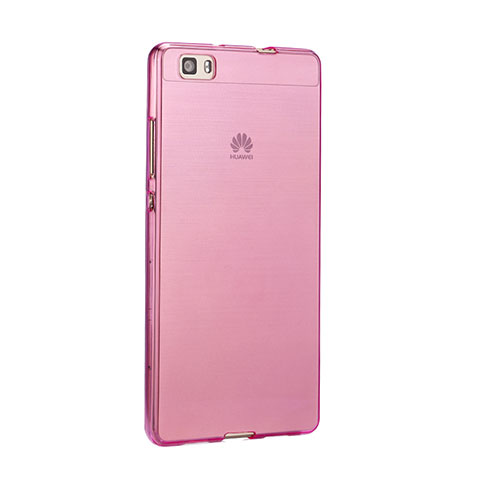 Carcasa Gel Ultrafina Transparente para Huawei P8 Lite Rosa