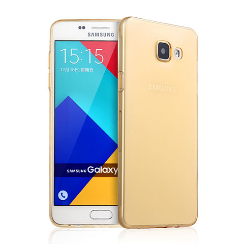 Carcasa Gel Ultrafina Transparente para Samsung Galaxy A9 (2016) A9000 Oro