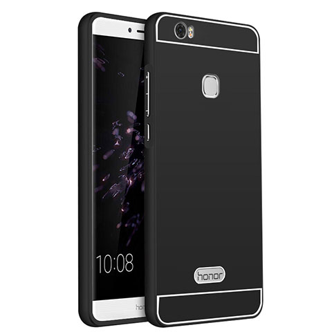 Carcasa Lujo Marco de Aluminio para Huawei Honor Note 8 Negro