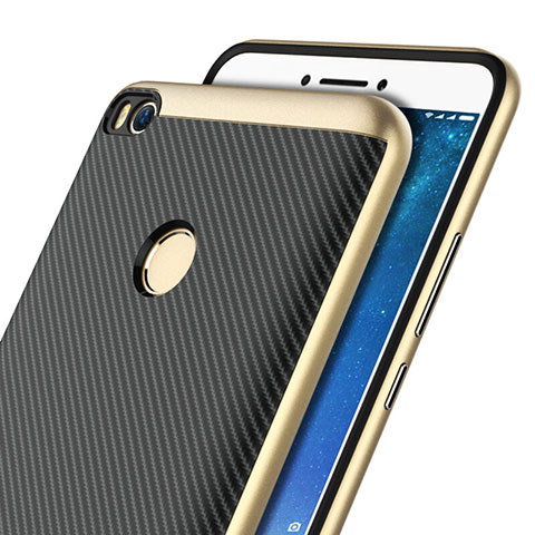 Carcasa Silicona Goma Twill para Xiaomi Mi Max 2 Oro