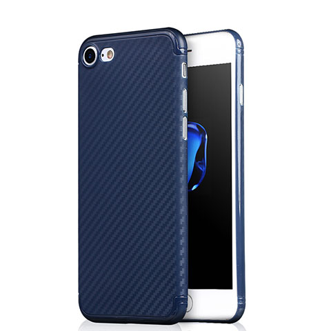 Carcasa Silicona Goma Twill Z01 para Apple iPhone SE (2020) Azul