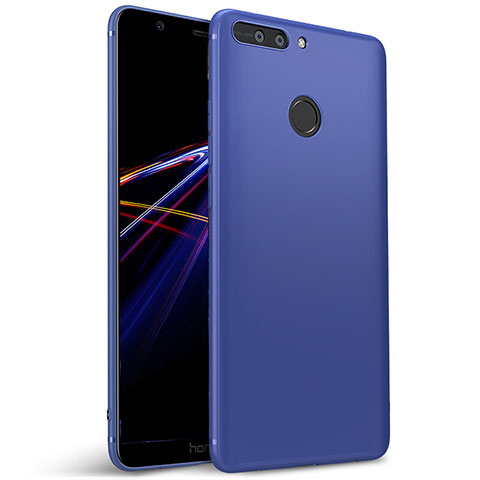 Carcasa Silicona Ultrafina Goma para Huawei Honor V9 Azul