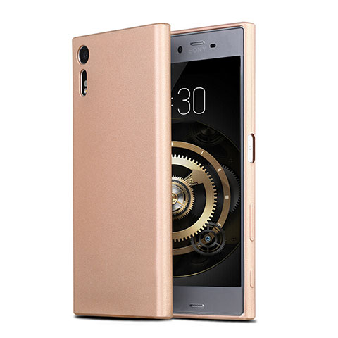 Carcasa Silicona Ultrafina Goma para Sony Xperia XZs Oro