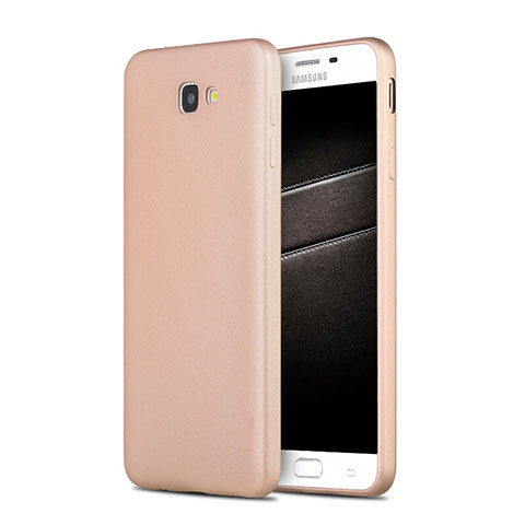 Carcasa Silicona Ultrafina Goma S03 para Samsung Galaxy On7 (2016) G6100 Oro