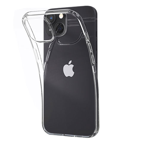 Carcasa Silicona Ultrafina Transparente A02 para Apple iPhone 13 Mini Claro