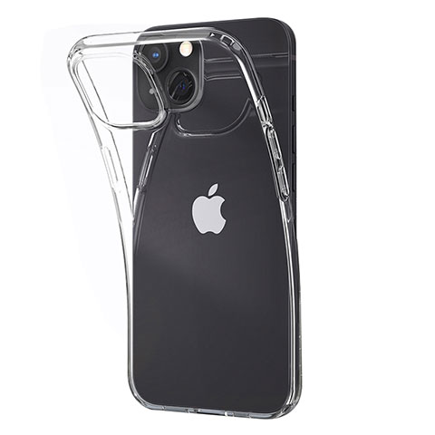 Carcasa Silicona Ultrafina Transparente A02 para Apple iPhone 14 Claro