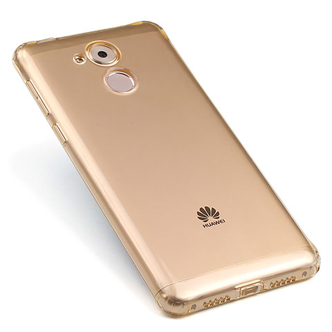 Carcasa Silicona Ultrafina Transparente para Huawei Enjoy 6S Oro