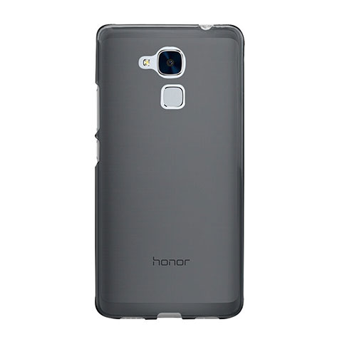 Carcasa Silicona Ultrafina Transparente para Huawei GR5 Mini Gris