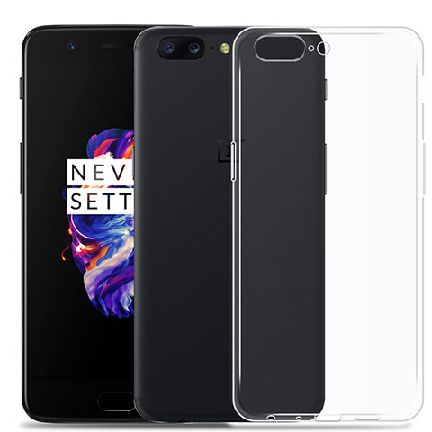 Carcasa Silicona Ultrafina Transparente para OnePlus 5 Claro