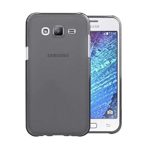 Carcasa Silicona Ultrafina Transparente para Samsung Galaxy J5 SM-J500F Gris