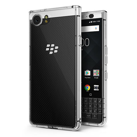 Carcasa Silicona Ultrafina Transparente T02 para Blackberry KEYone Claro
