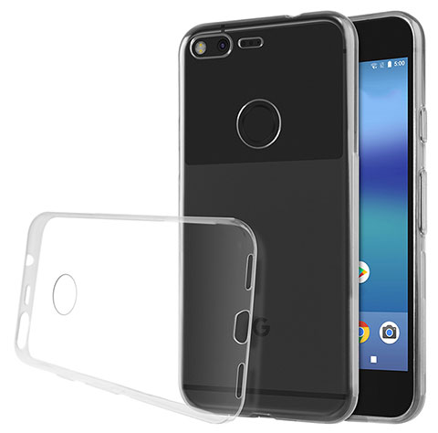 Carcasa Silicona Ultrafina Transparente T02 para Google Pixel Claro