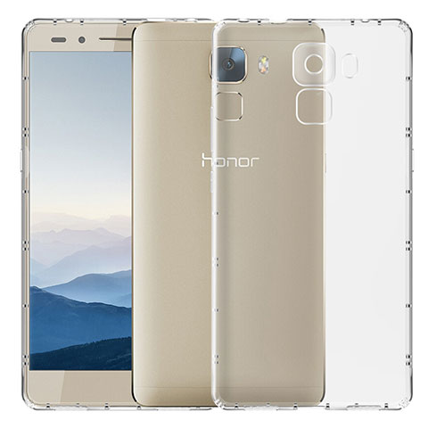 Carcasa Silicona Ultrafina Transparente T02 para Huawei Honor 7 Dual SIM Claro