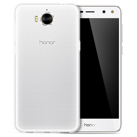 Carcasa Silicona Ultrafina Transparente T02 para Huawei Honor Play 6 Claro