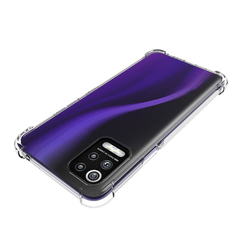 Carcasa Silicona Ultrafina Transparente T02 para LG K52 Claro