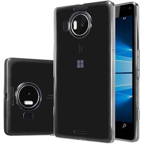 Carcasa Silicona Ultrafina Transparente T02 para Microsoft Lumia 950 XL Claro