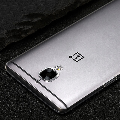 Carcasa Silicona Ultrafina Transparente T02 para OnePlus 3 Claro