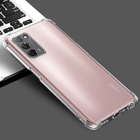 Carcasa Silicona Ultrafina Transparente T02 para Oppo A55 5G Claro