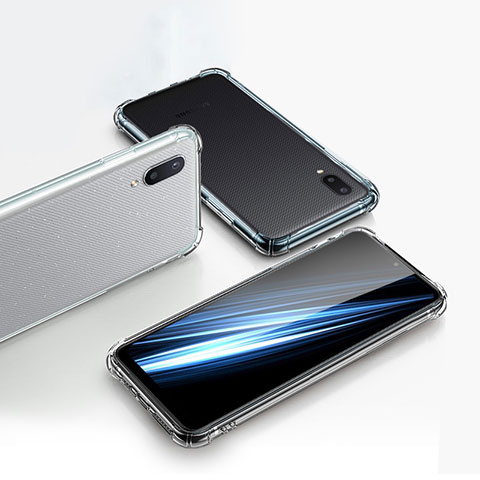 Carcasa Silicona Ultrafina Transparente T02 para Samsung Galaxy A01 SM-A015 Claro