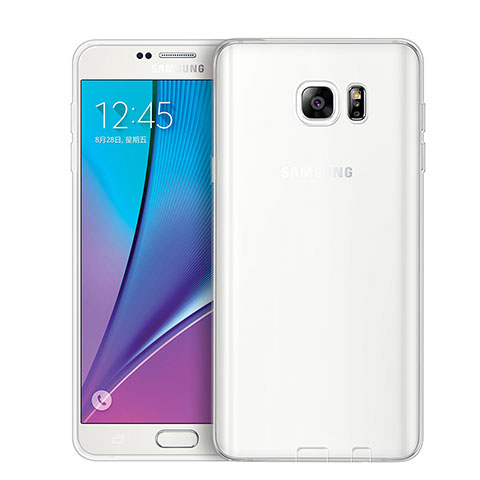 Carcasa Silicona Ultrafina Transparente T02 para Samsung Galaxy Note 5 N9200 N920 N920F Claro