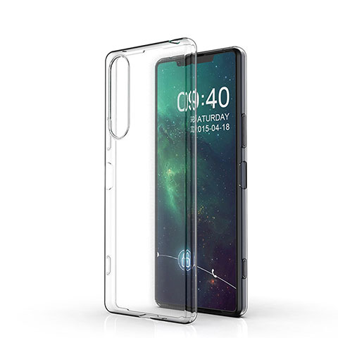 Carcasa Silicona Ultrafina Transparente T02 para Sony Xperia 10 III Claro