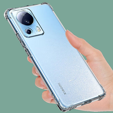 Carcasa Silicona Ultrafina Transparente T02 para Xiaomi Mi 13 Lite 5G Claro