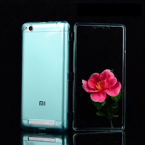 Carcasa Silicona Ultrafina Transparente T02 para Xiaomi Redmi 3 Azul