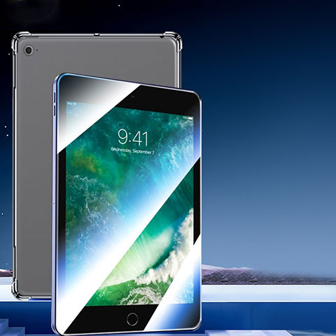 Carcasa Silicona Ultrafina Transparente T03 para Apple iPad Mini 4 Claro