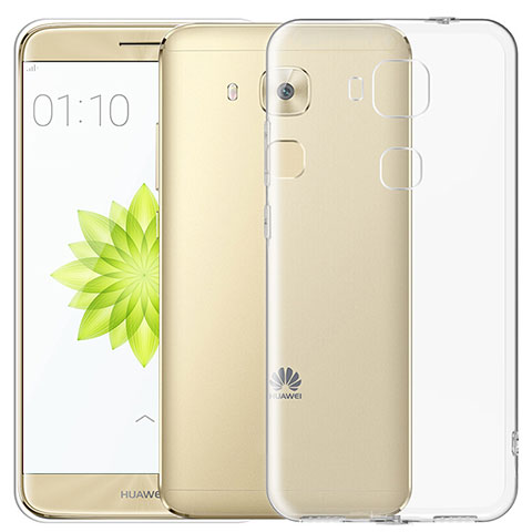 Carcasa Silicona Ultrafina Transparente T03 para Huawei G9 Plus Claro