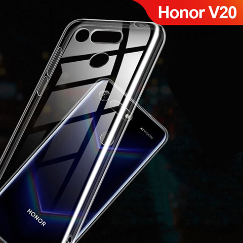 Carcasa Silicona Ultrafina Transparente T03 para Huawei Honor V20 Claro