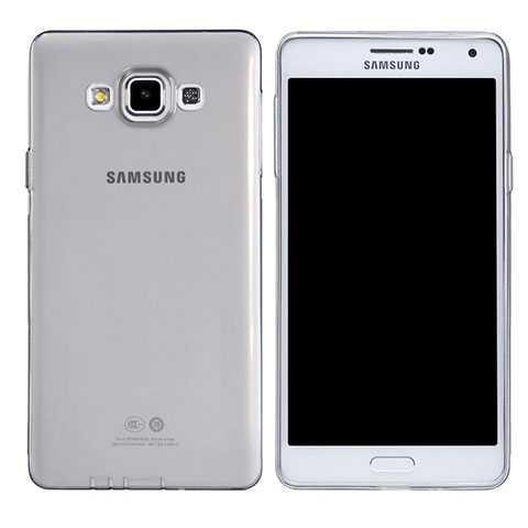 Carcasa Silicona Ultrafina Transparente T03 para Samsung Galaxy A7 Duos SM-A700F A700FD Claro