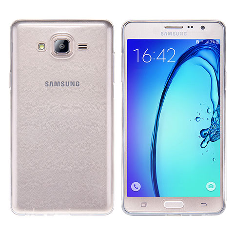Carcasa Silicona Ultrafina Transparente T03 para Samsung Galaxy On7 G600FY Claro