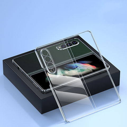 Carcasa Silicona Ultrafina Transparente T03 para Samsung Galaxy Z Fold3 5G Claro