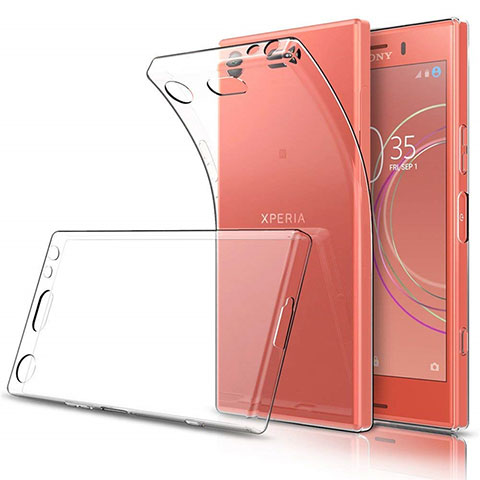 Carcasa Silicona Ultrafina Transparente T03 para Sony Xperia XZ1 Compact Claro