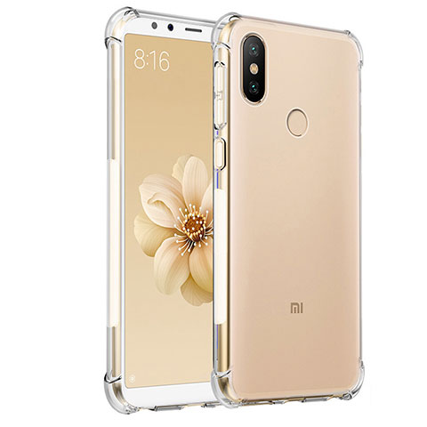 Carcasa Silicona Ultrafina Transparente T03 para Xiaomi Mi 6X Claro