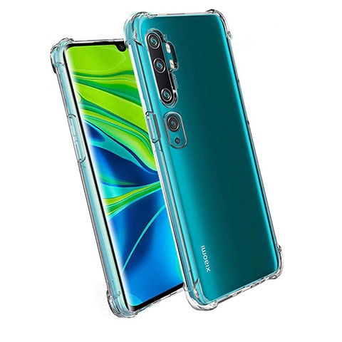 Carcasa Silicona Ultrafina Transparente T03 para Xiaomi Mi Note 10 Claro