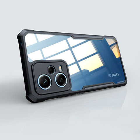 Carcasa Silicona Ultrafina Transparente T03 para Xiaomi Redmi Note 12 Pro+ Plus 5G Negro