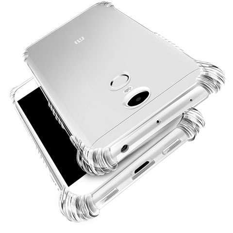 Carcasa Silicona Ultrafina Transparente T03 para Xiaomi Redmi Note 4 Claro