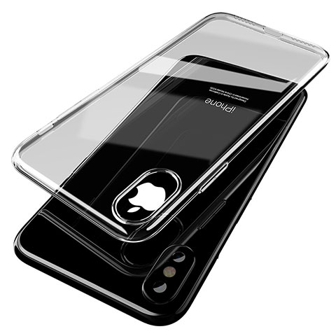 Carcasa Silicona Ultrafina Transparente T05 para Apple iPhone Xs Claro