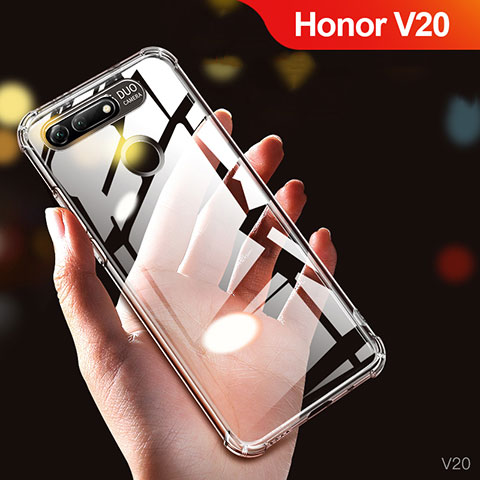 Carcasa Silicona Ultrafina Transparente T05 para Huawei Honor V20 Claro