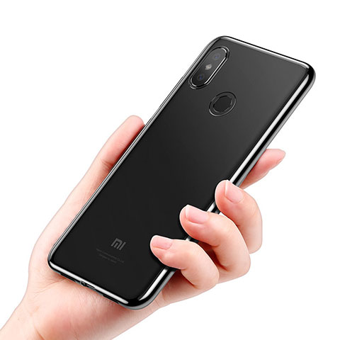 Carcasa Silicona Ultrafina Transparente T05 para Xiaomi Mi 8 SE Negro